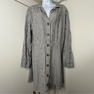 SOLD Abercrombie & Fitch Striped Button Up Dress size XL